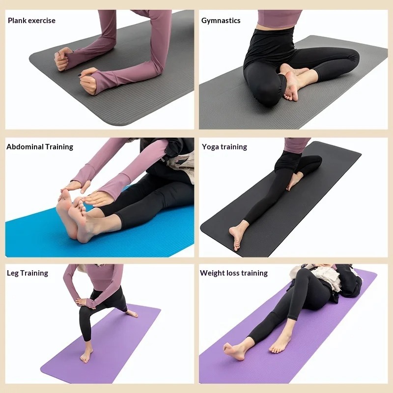 Yoga Of Fitness Mat - Extra Dicke Rutschfeste Yogamatte Stoßdämpfende Extra