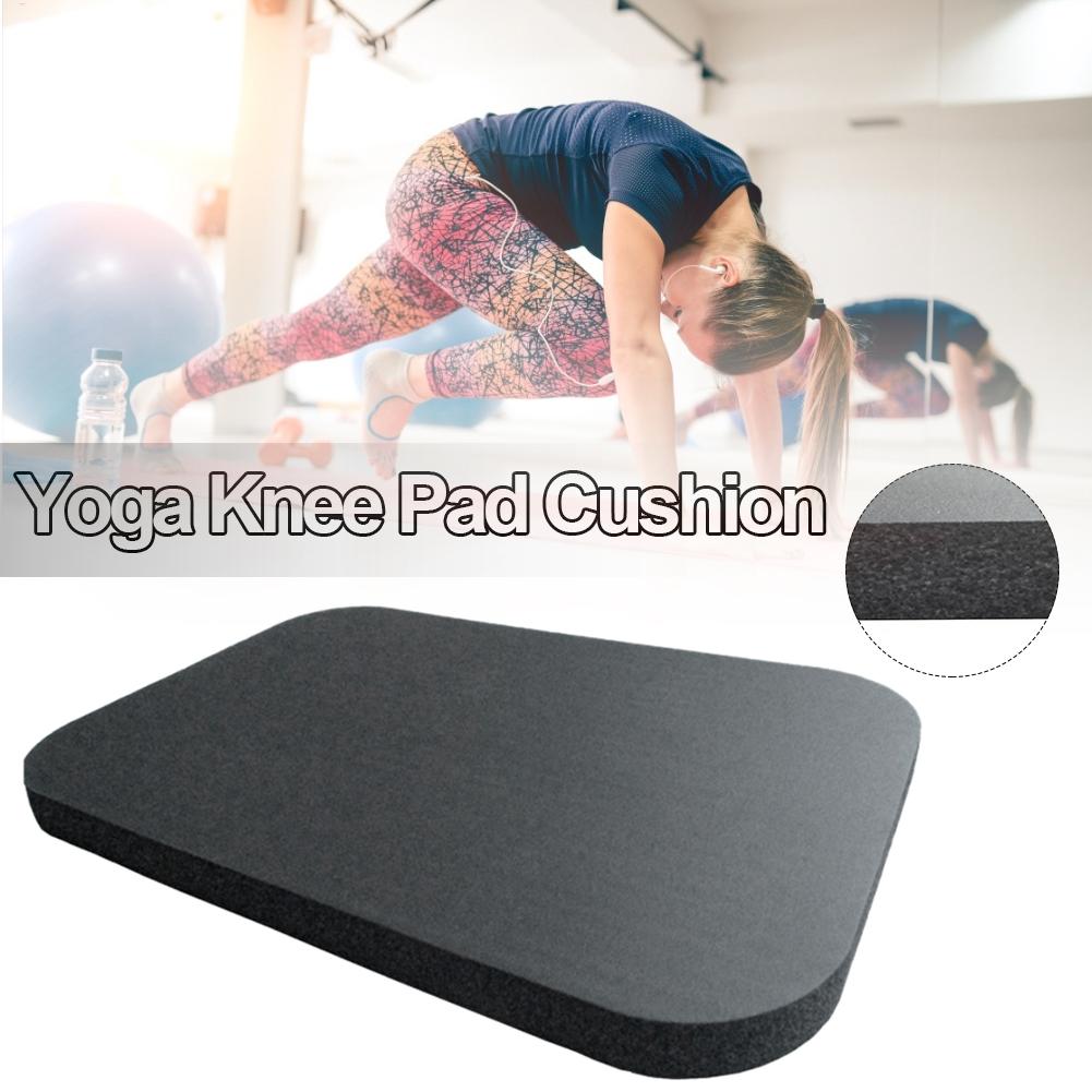 Thick Yoga Mat - Yoga-Kniepolster, schwarz, 1 Stück, Knie-Schutzkissen, extra