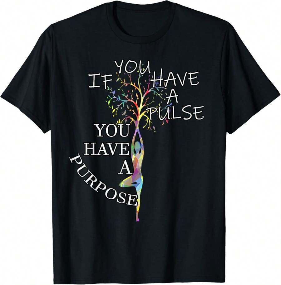 Yoga Fitness Quotes - Motivierendes, inspirierendes Zitat-Grafik-T-Shirt, Unisex, trendiges Yoga-Liebhaber-T-Shirt,