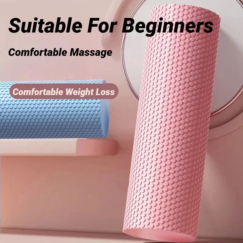 Yoga Fitness Massage - Sechseckige EVA-Schaumstoff-Yoga-Rolle, 10 cm × 30