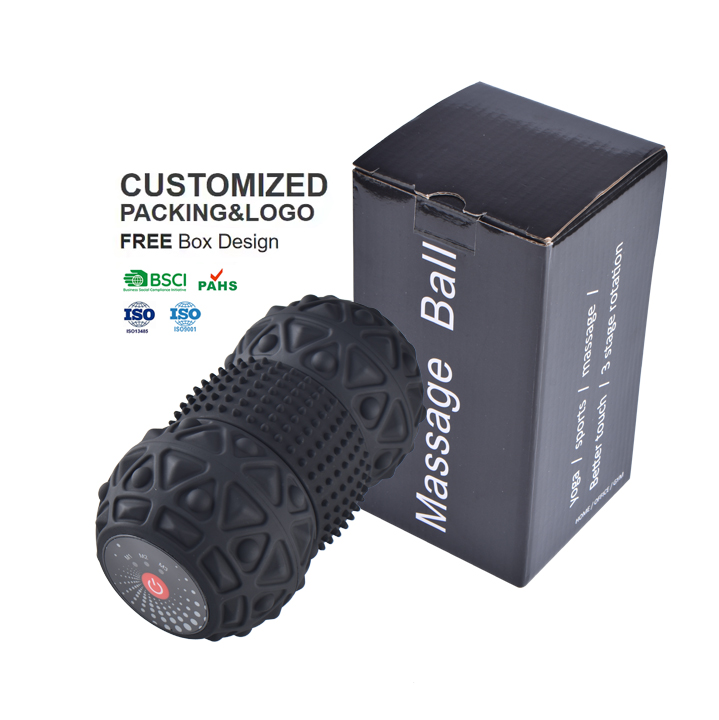 Yoga Fitness Massage - Fitness Elektrische Faszienball Yoga-Rolle Massage EVA/PU