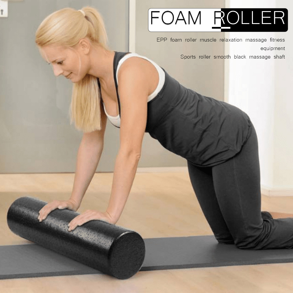 Yoga Fitness Massage - Yoga-Block Pilates-Schaumstoffrolle Massagerolle Muskelentspannungsgerät für Fitness