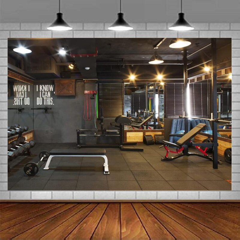 Yoga Fitness Gym Photos - Fitness-Fotografie-Hintergrund, Fitness-Party-Dekoration, Foto-Banner, Yoga-Workout-Banner, Video-Hintergrund, Heimraum-Dekoration,