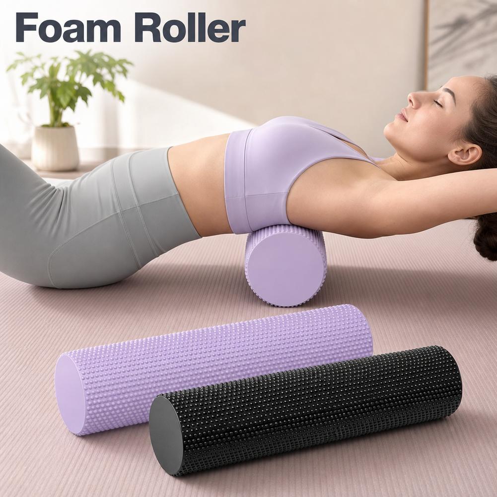 Yoga Fitness Massage - EVA Yoga-Schaumstoffrolle mit Hoher Dichte für