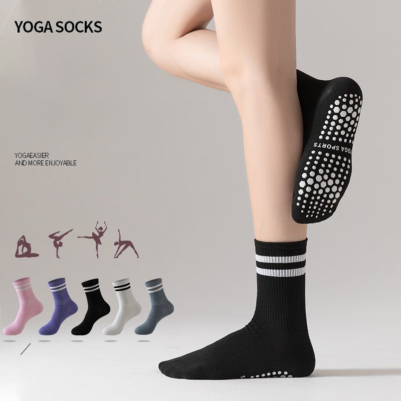 Yoga & Fitness Center - Dreamlikelin 1 Paar Damen-Yoga-Socken, rutschfeste, atmungsaktive