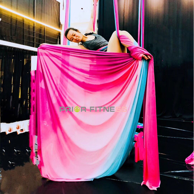 Yoga Swing Aerial - Ombre Anti-Gravity Yoga Hängematte, Seitens toff,