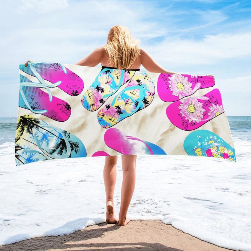 Yoga Of Fitness Mat - 1 Stück Großes Strandtuch Mikrofaser-Badetuch Fitness-Yogamatte
