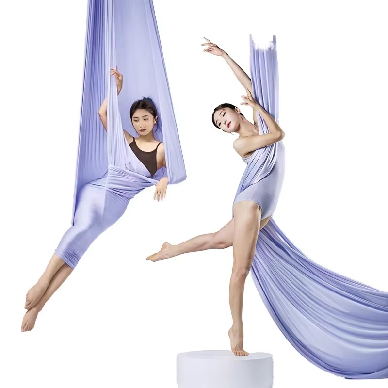 Yoga Swing Aerial - Elastische Polyester Aerial Yoga Hängematte Weich