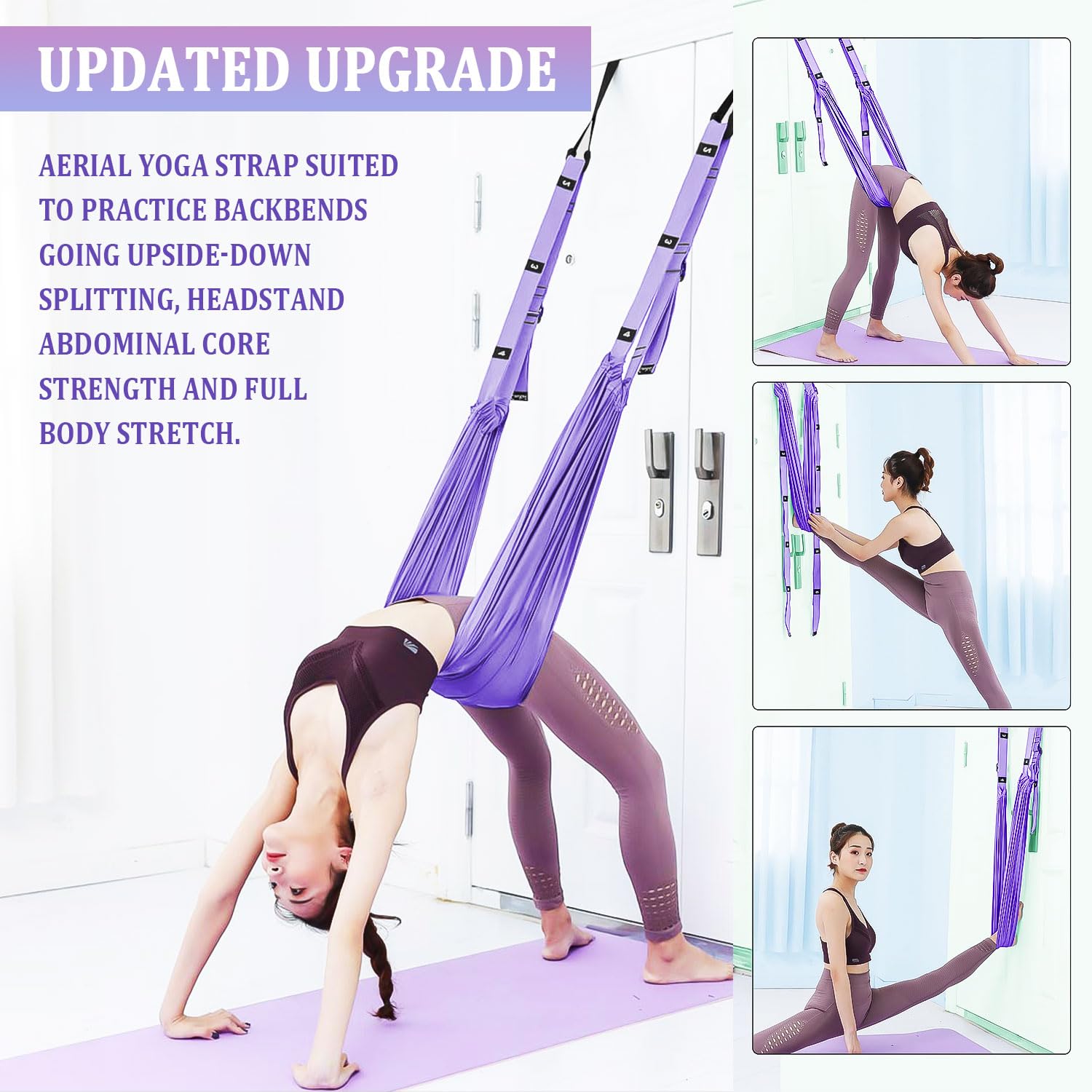 Verstellbarer Tür-Aerial-Yoga- – Yoga Swing Aerial Bewertung und Preis