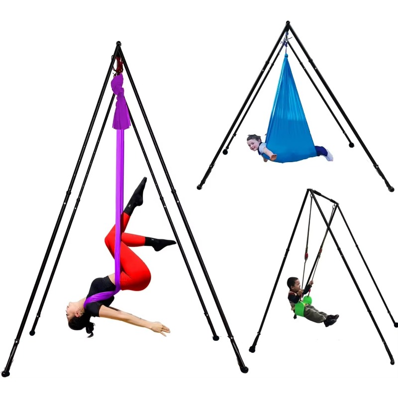 Faltbarer, tragbarer, höhenver – Yoga Swing Aerial Bewertung und Preis