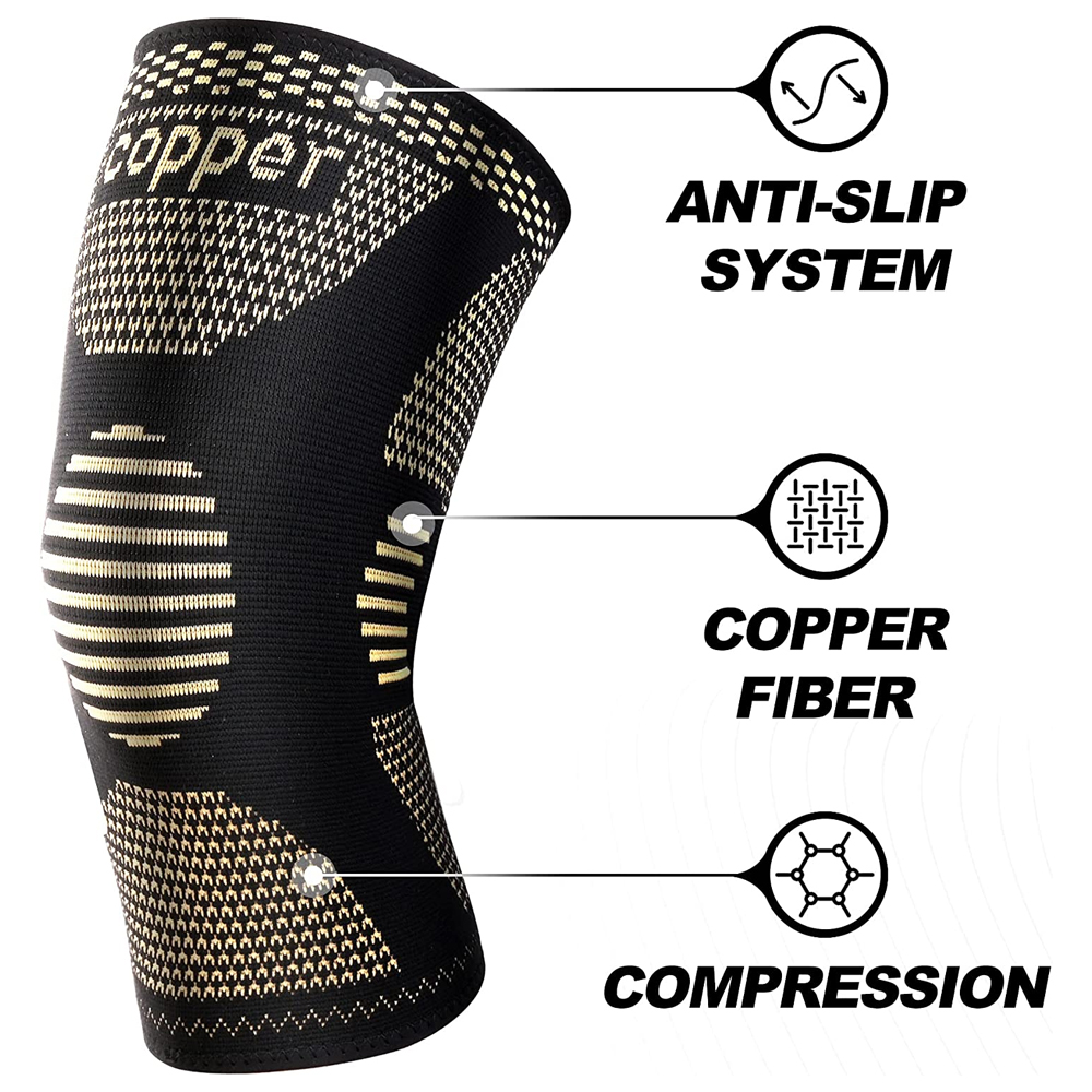 2 Stück Kupfer-Kniebandage für – Knee Sleeve Compression Bewertung und Preis
