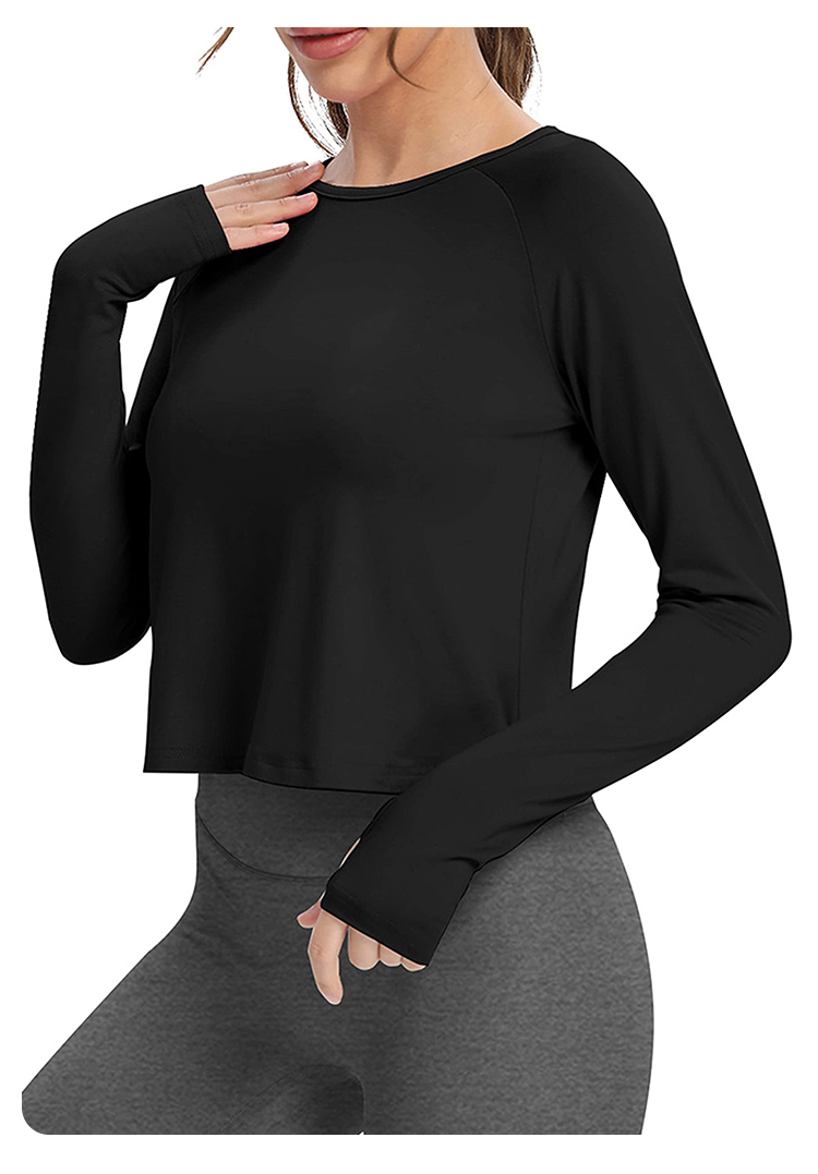 Langärmliges Yoga-Top für Dame – Yoga & Fitness Center Bewertung und Preis