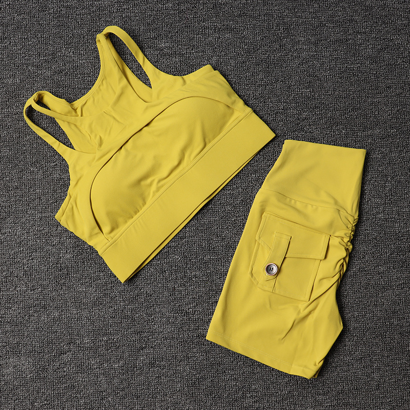 Fitness Shorts Yoga Sets fraue – Yoga Fitness Kleidung Bewertung und Preis