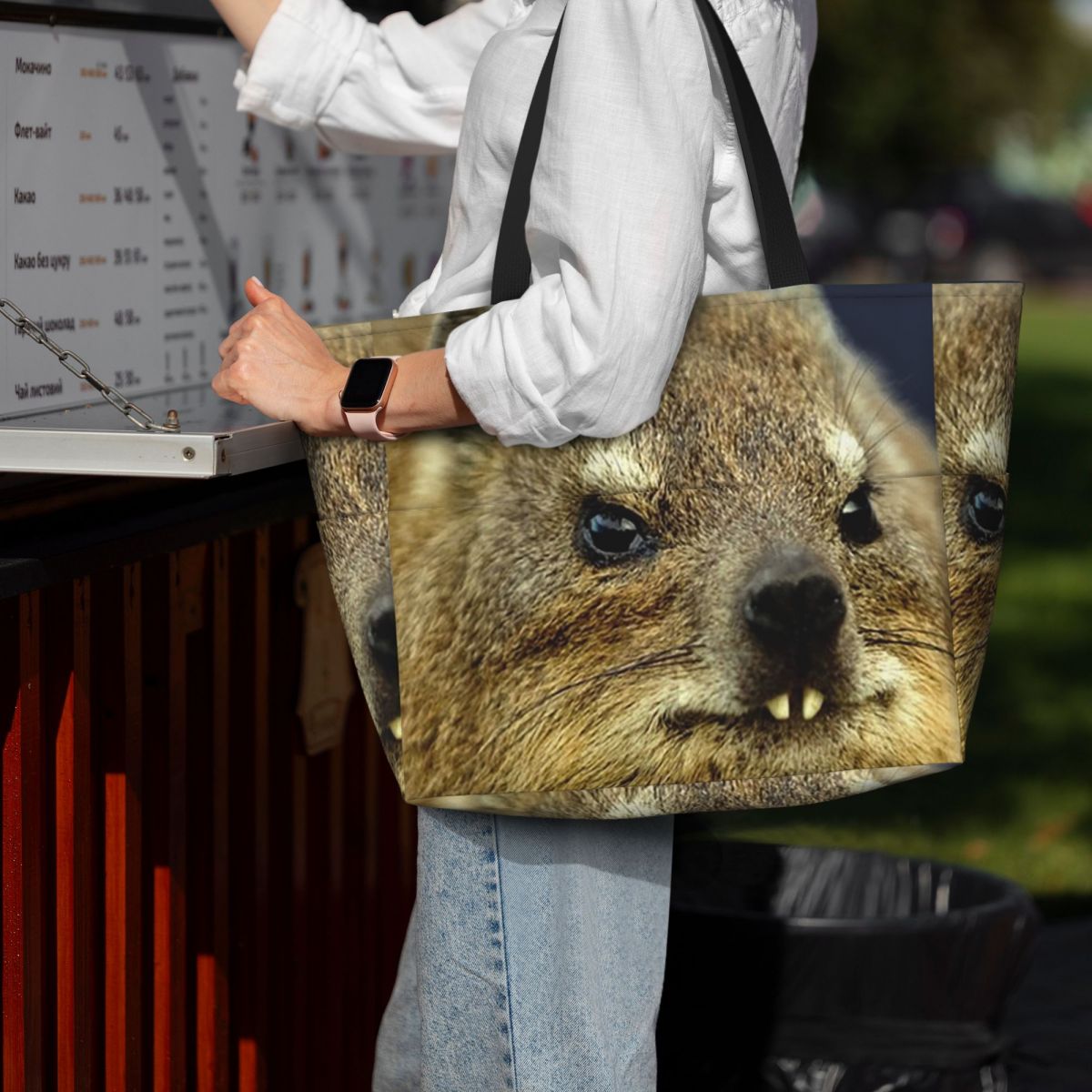 Rock Hyrax Photo Strandtasche, – Yoga Fitness Gym Photos Bewertung und Preis