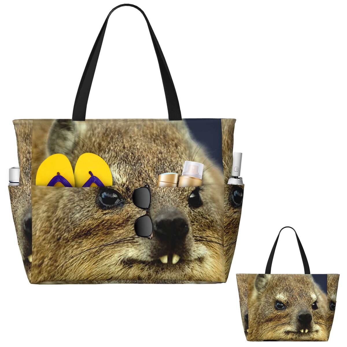 Rock Hyrax Photo Strandtasche, – Yoga Fitness Gym Photos Bewertung und Preis