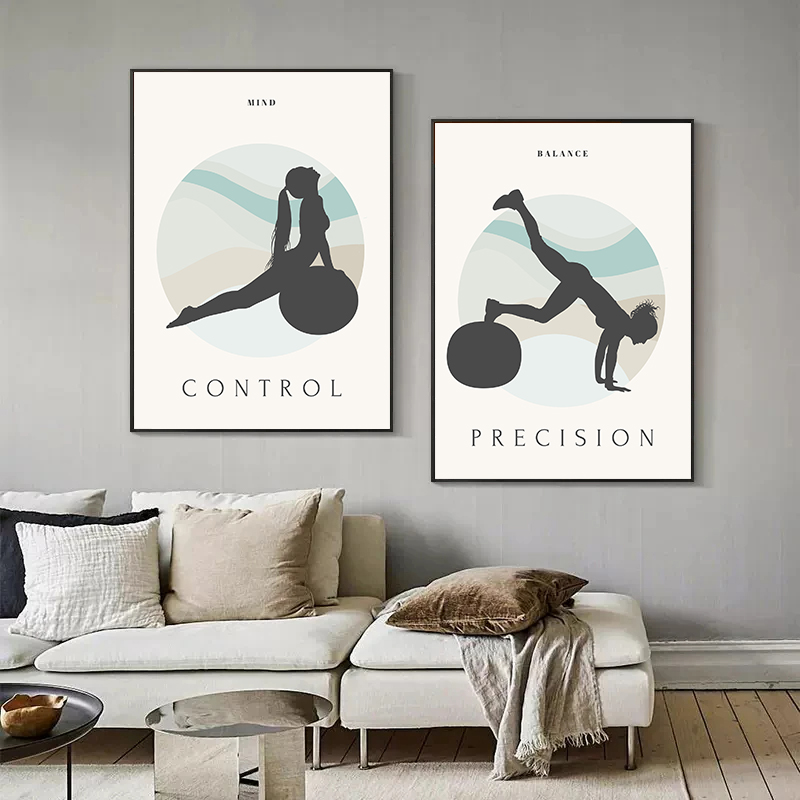 Minimalist ische Pilates Yoga  – Yoga Fitness Quotes Bewertung und Preis