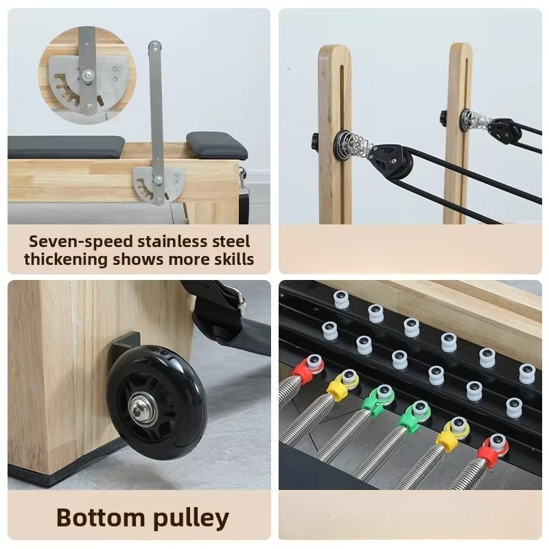 Hochwertiges Ahorn-Pilates-Ref – Yoga Fitness Pilates Reformer Bewertung und Preis
