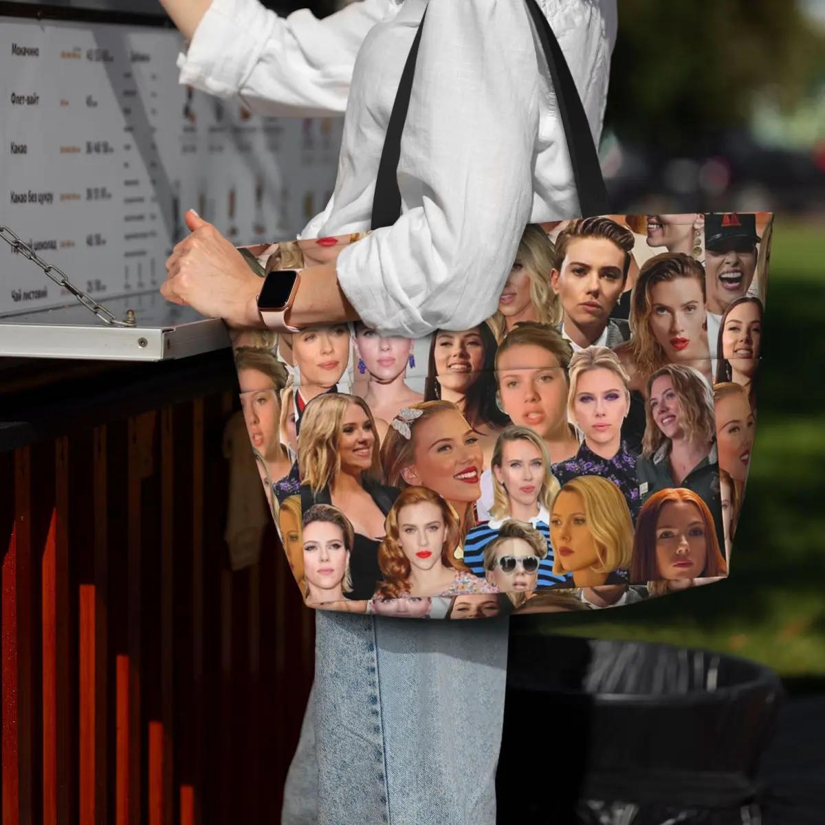 Scarlett Johansson Foto-Collag – Yoga Fitness Gym Photos Bewertung und Preis