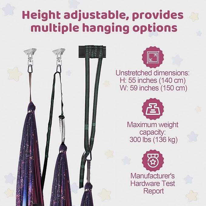 Neuer Stil Hochwertige Seidens – Yoga Swing Aerial Bewertung und Preis