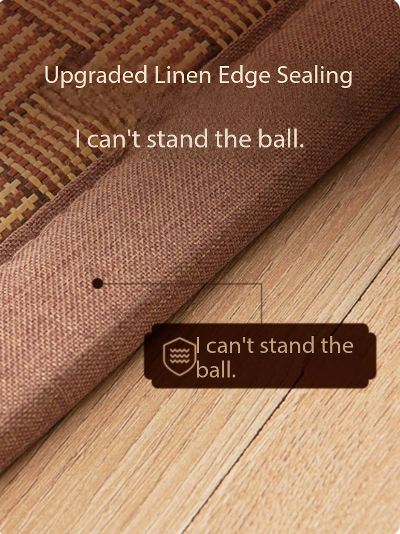 Natürliche Rattan- und Leinen- – Thick Yoga Mat Bewertung und Preis