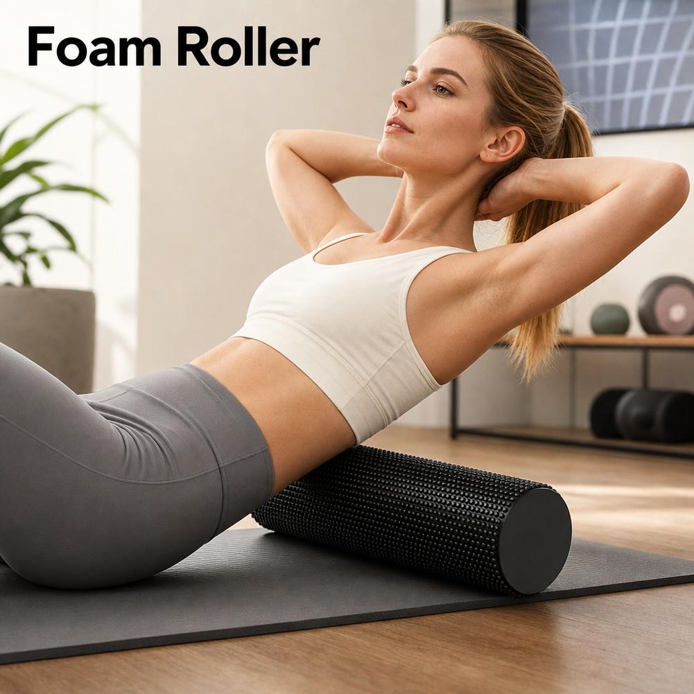 EVA Yoga-Schaumstoffrolle mit  – Yoga Fitness Massage Bewertung und Preis