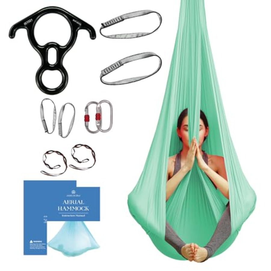 Aerial Silk Yoga-Hängematte fü – Yoga Swing Aerial Bewertung und Preis