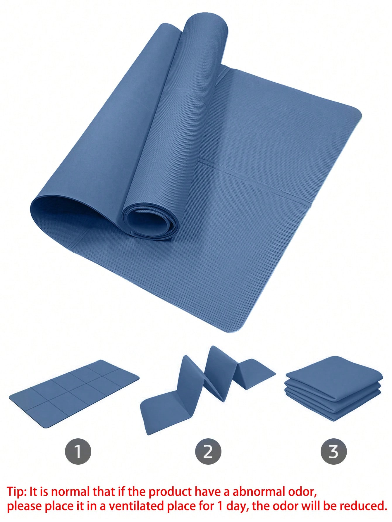Faltbare Yogamatte, dunkelblau – Thick Yoga Mat Bewertung und Preis