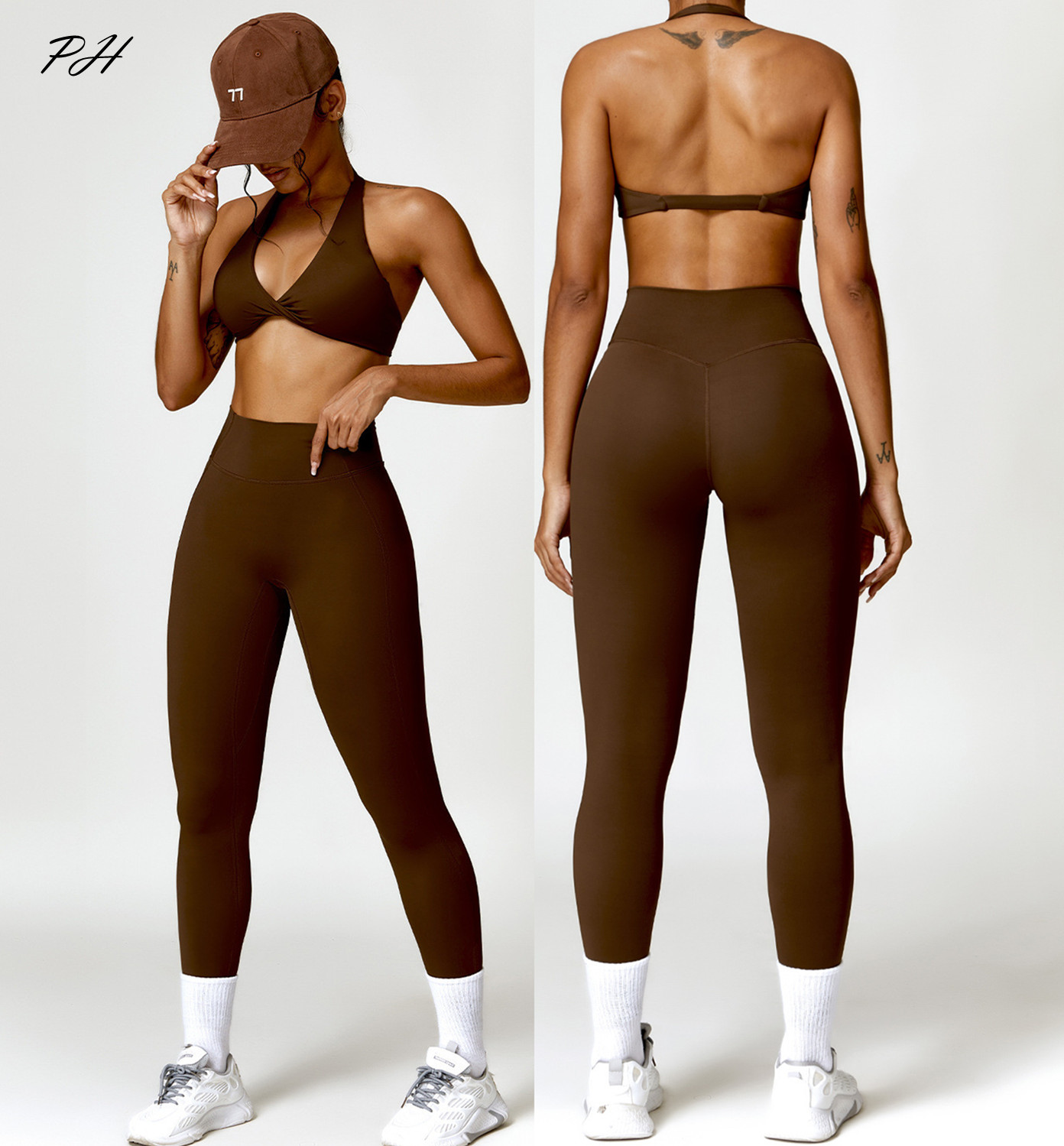 2 Stück Yoga-Set nackt Gefühl  – Yoga Fitness Kleidung Bewertung und Preis