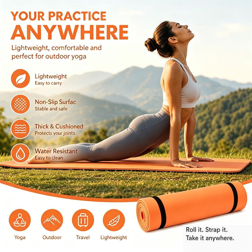 1/2 Stück dicke Yogamatte, rut – Thick Yoga Mat Bewertung und Preis