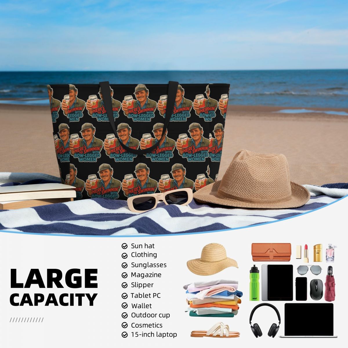 Heres To Swimmin Quint Jaws Mo – Yoga Fitness Quotes Bewertung und Preis
